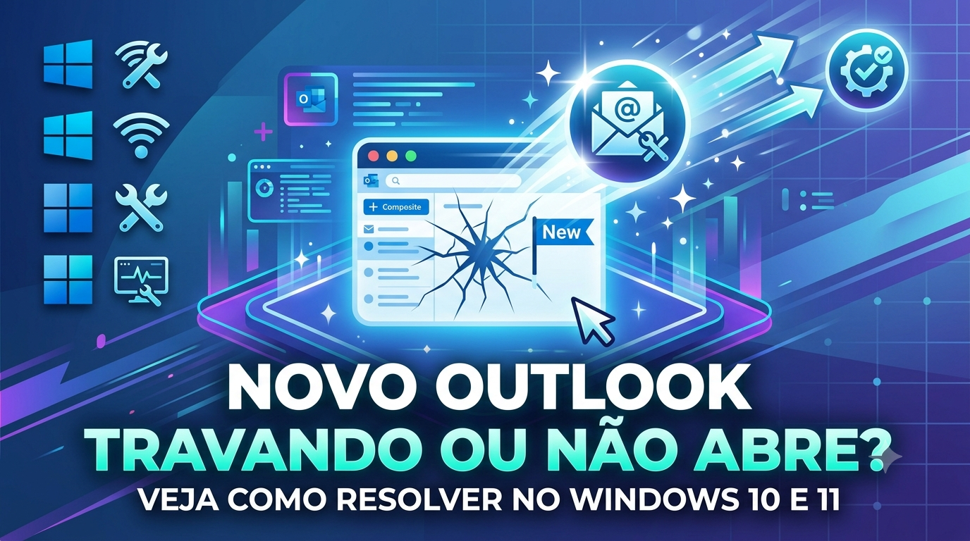 Novo Outlook Travando ou Não Abre? Veja Como Resolver no Windows 10 e 11